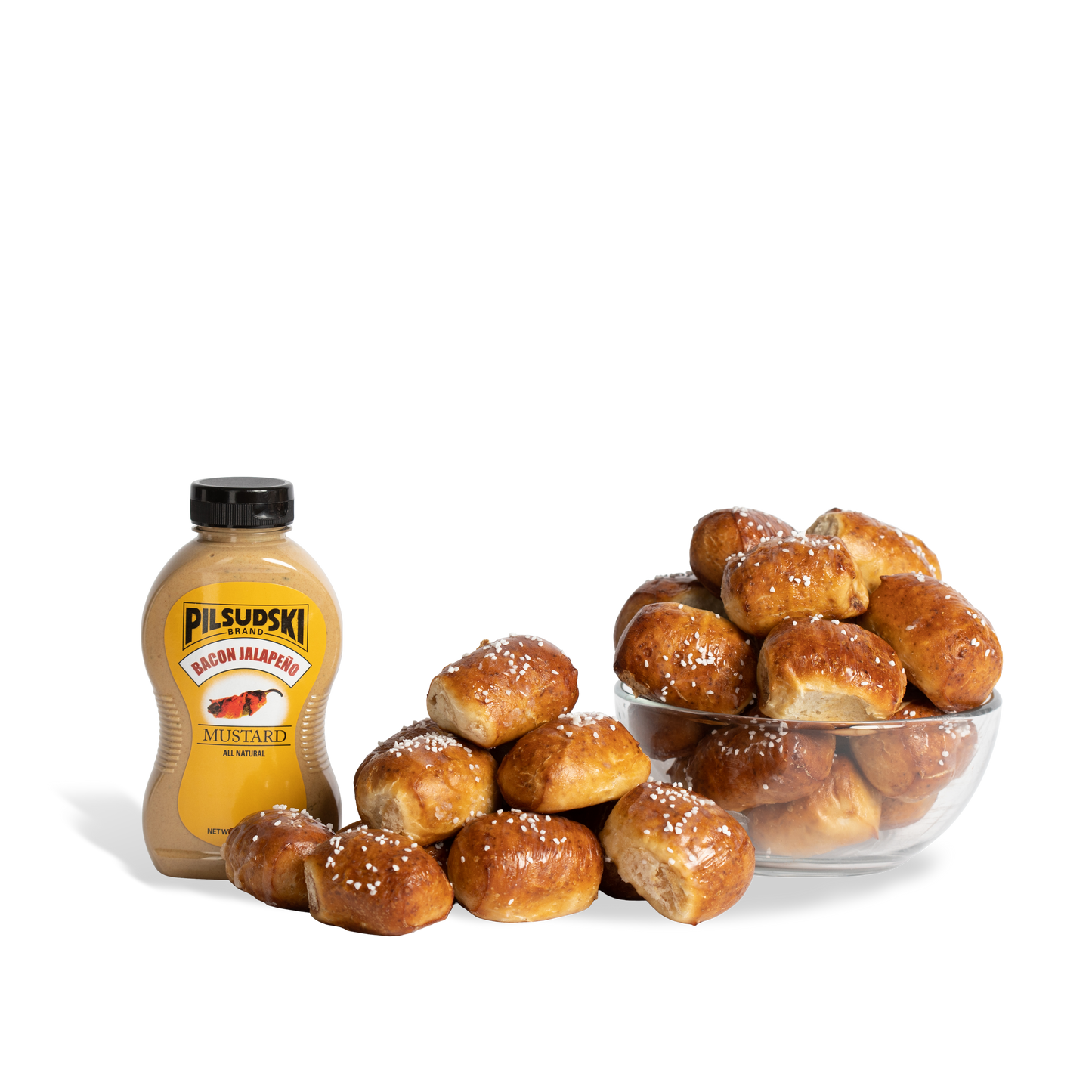 Pretzel Nuggets Bacon Jalapeno Mustard