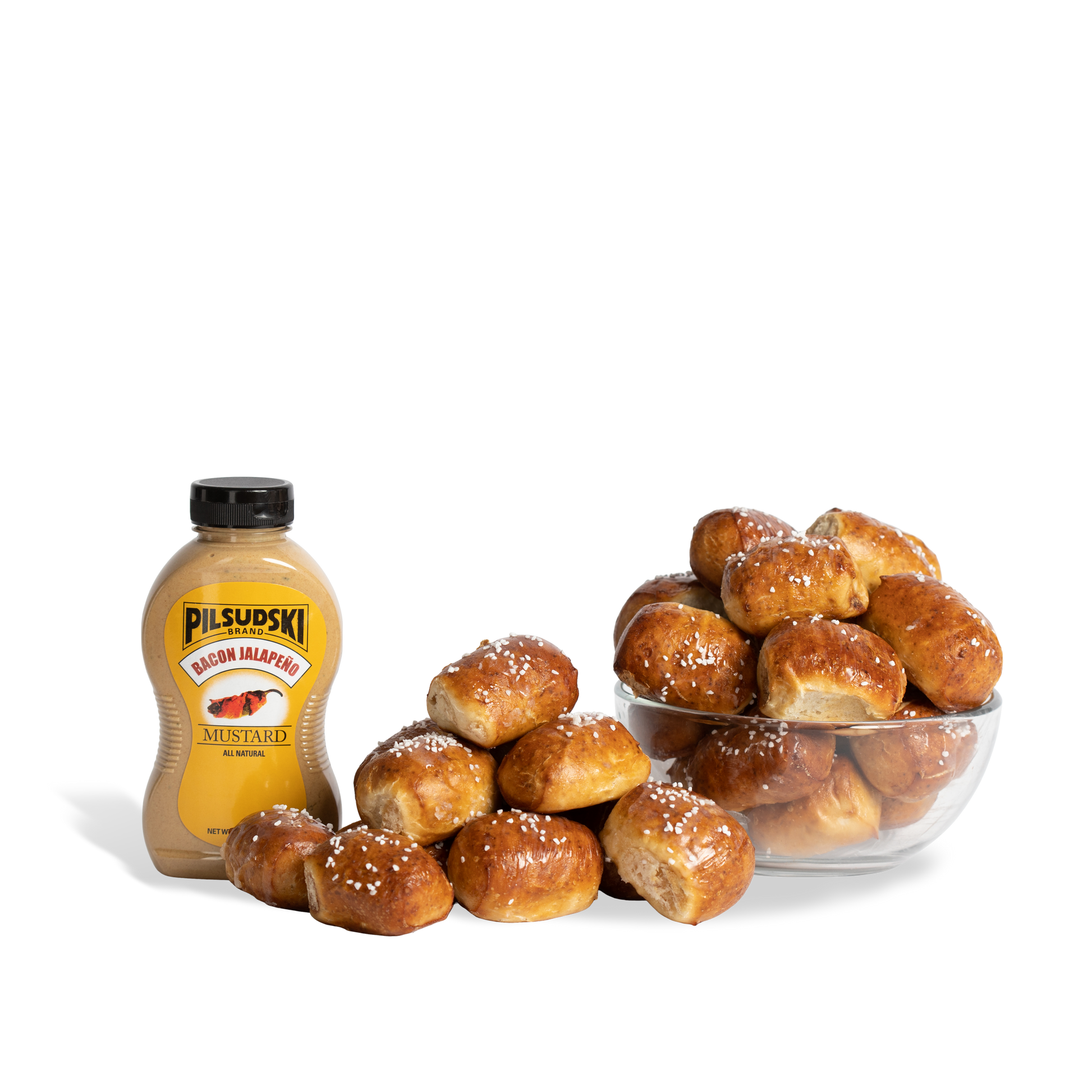 Pretzel Nuggets Bacon Jalapeno Mustard