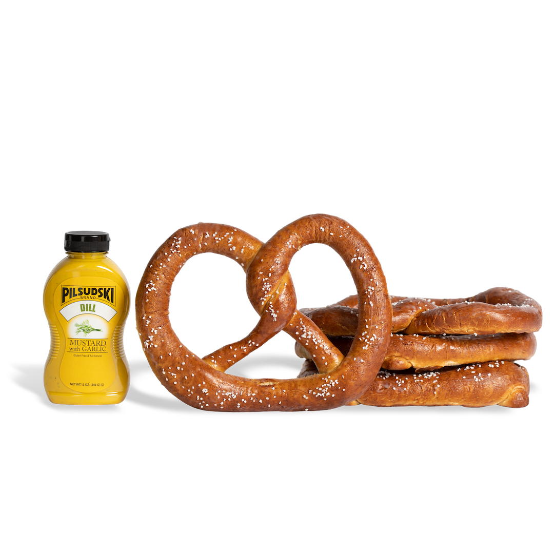 Jumbo Pretzel Twists Dill Mustard