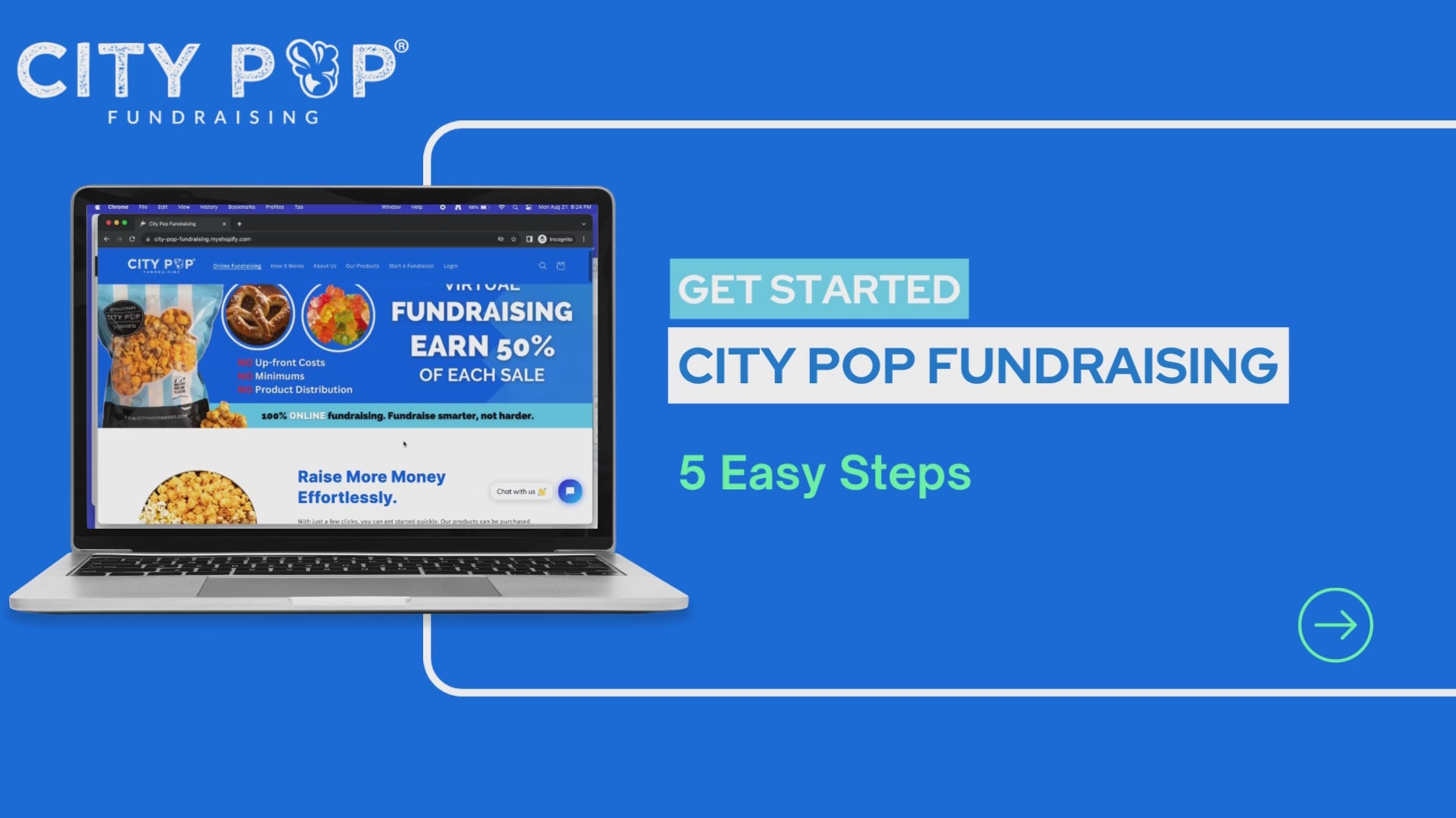 Load video: City Pop Fundraising How it Works.