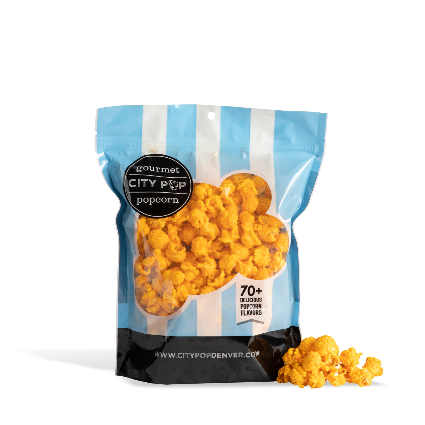 City Pop Cajun Popcorn Bag With Kernel