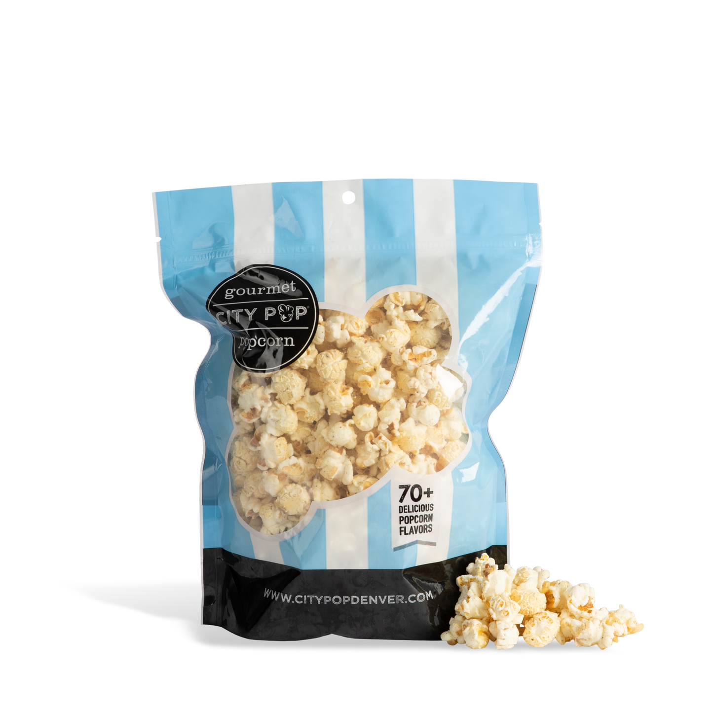 City Pop Sea Salt & Cracked Pepper Popcorn Bag With Kernel