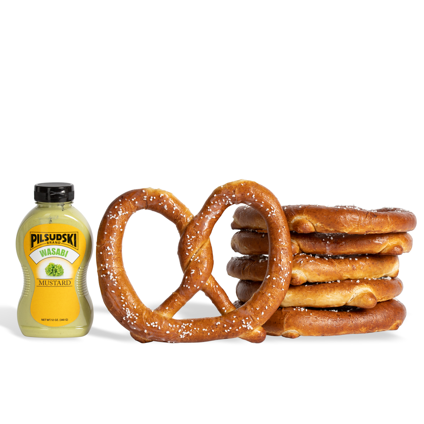 Soft Baked Pretzels Wasabi Mustard