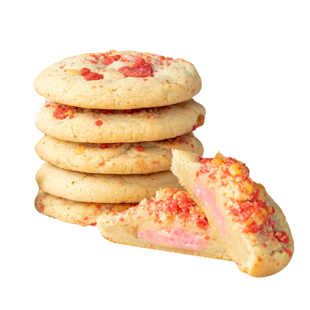 Strawberry Shortcake Stacked Cookie