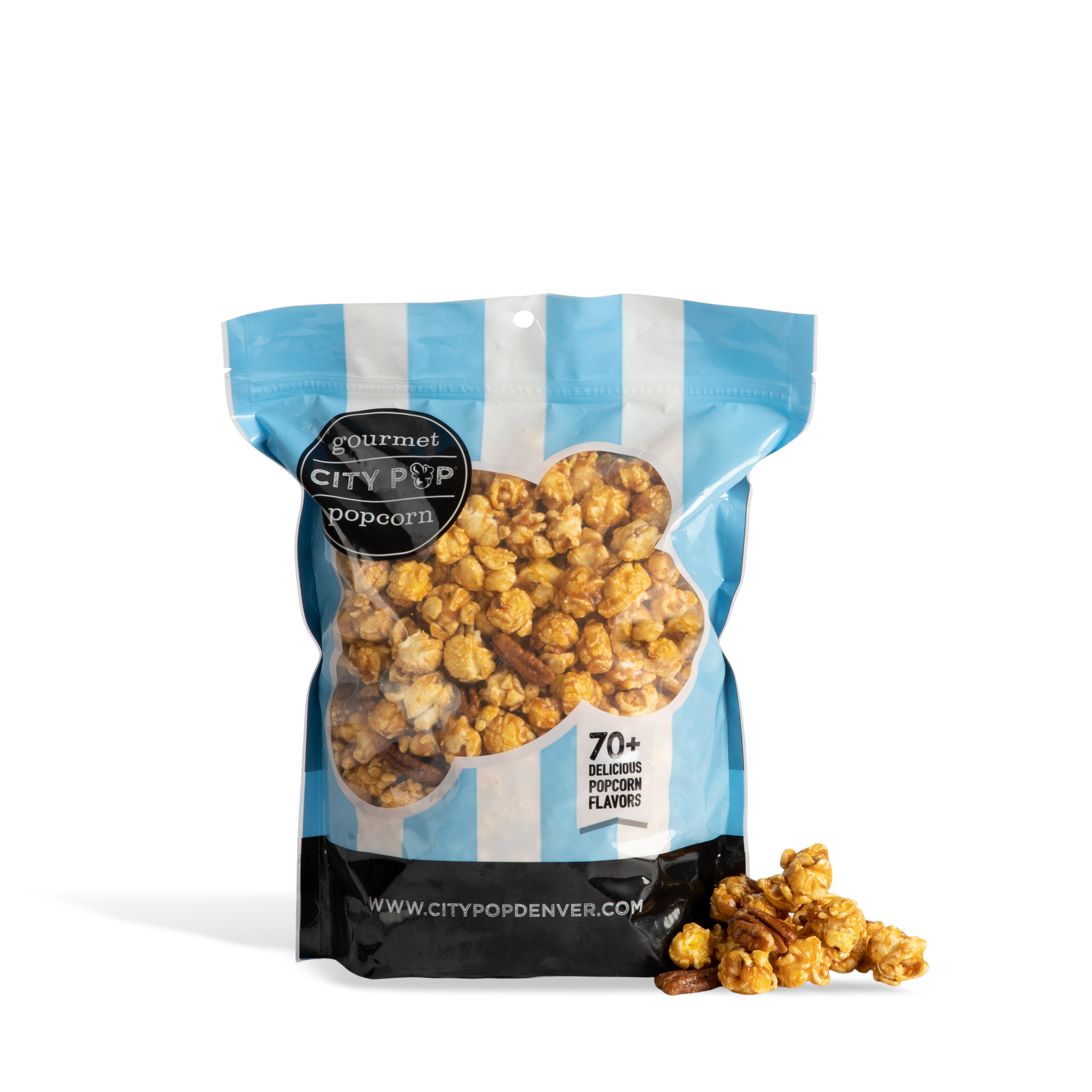 City Pop Caramel Pecan Popcorn Bag With Kernel