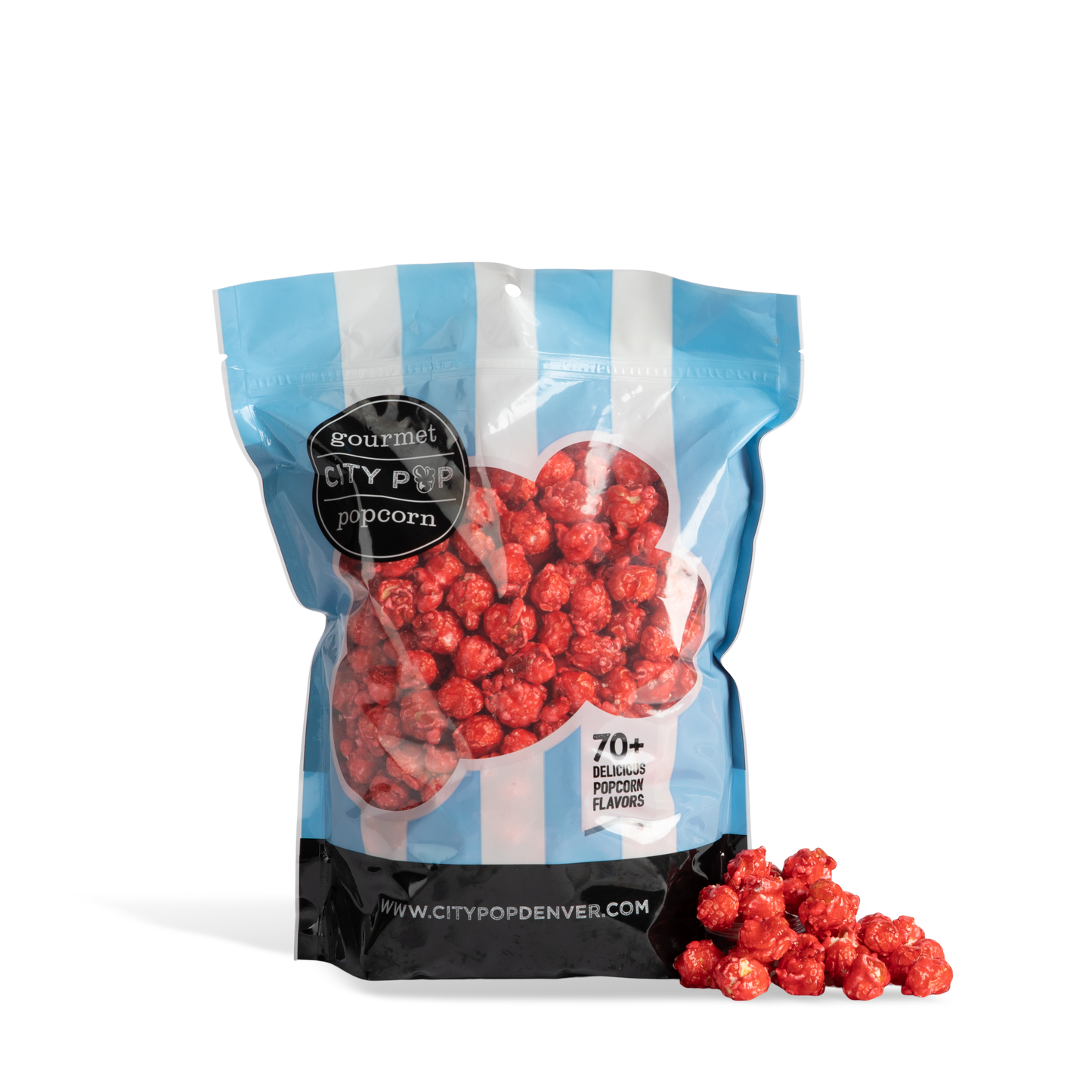 City Pop Cherry Popcorn Bag With Kernel