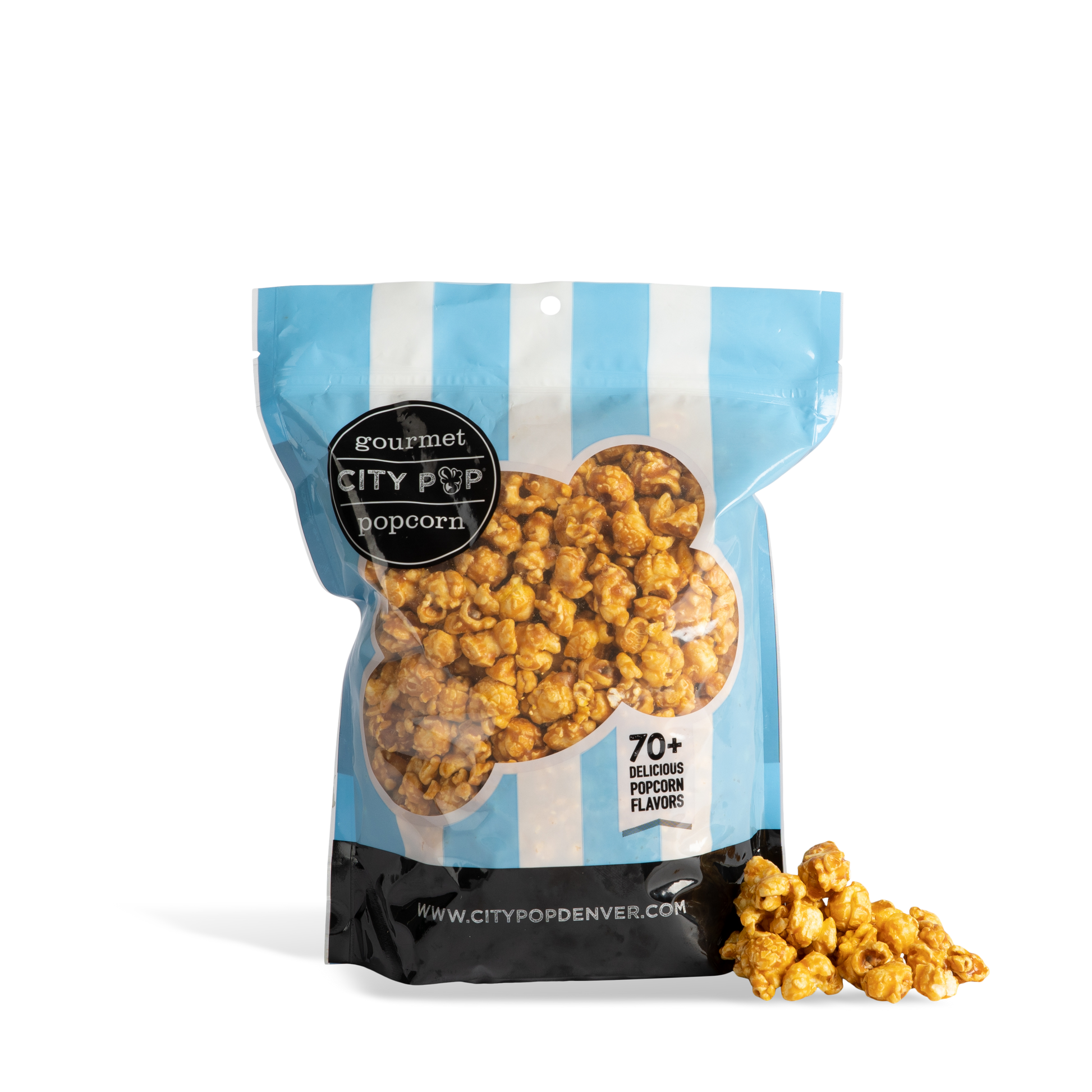 City Pop Extra Buttery Caramel Popcorn Bag With Kernel