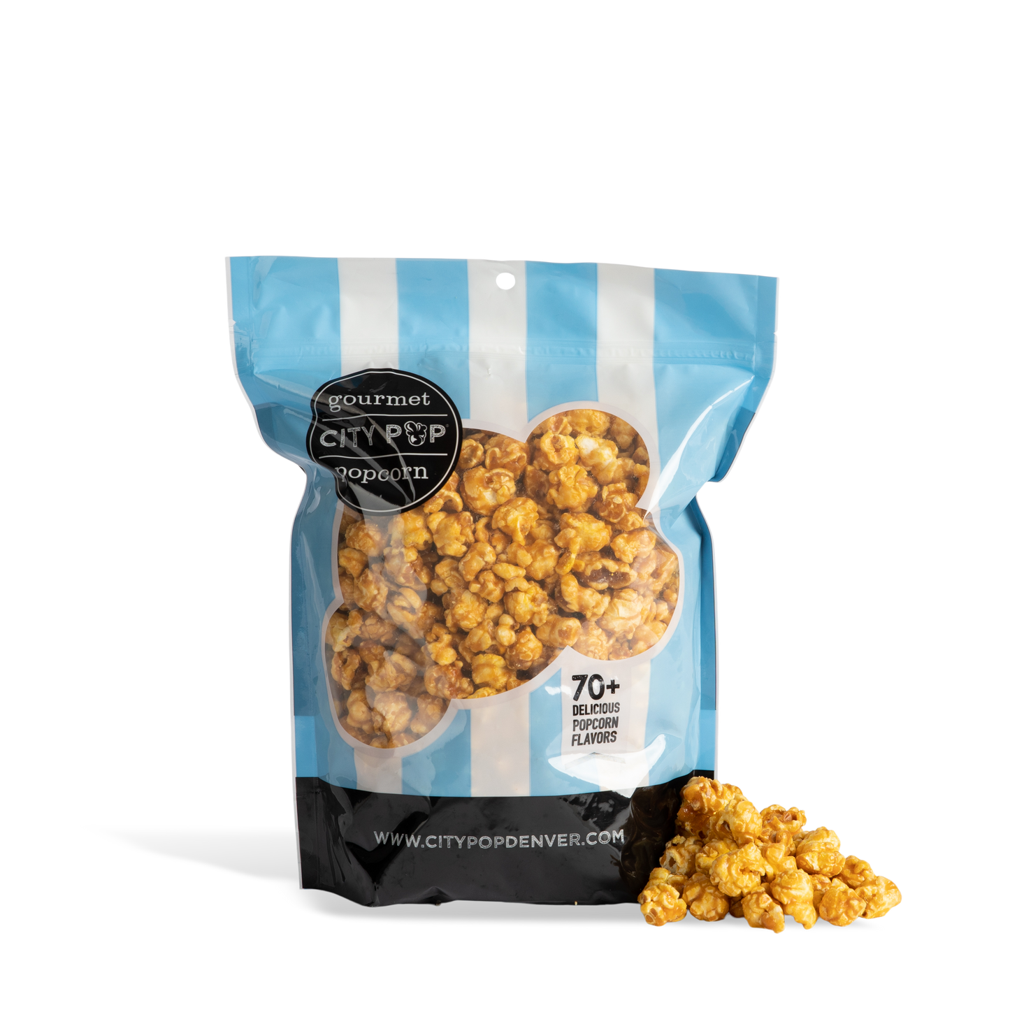 City Pop Pumpkin Spice Popcorn Bag With Kernel