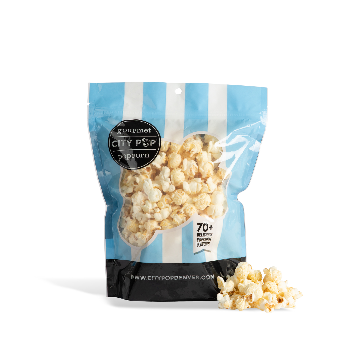 City Pop Salt & Vinegar Popcorn Bag With Kernel