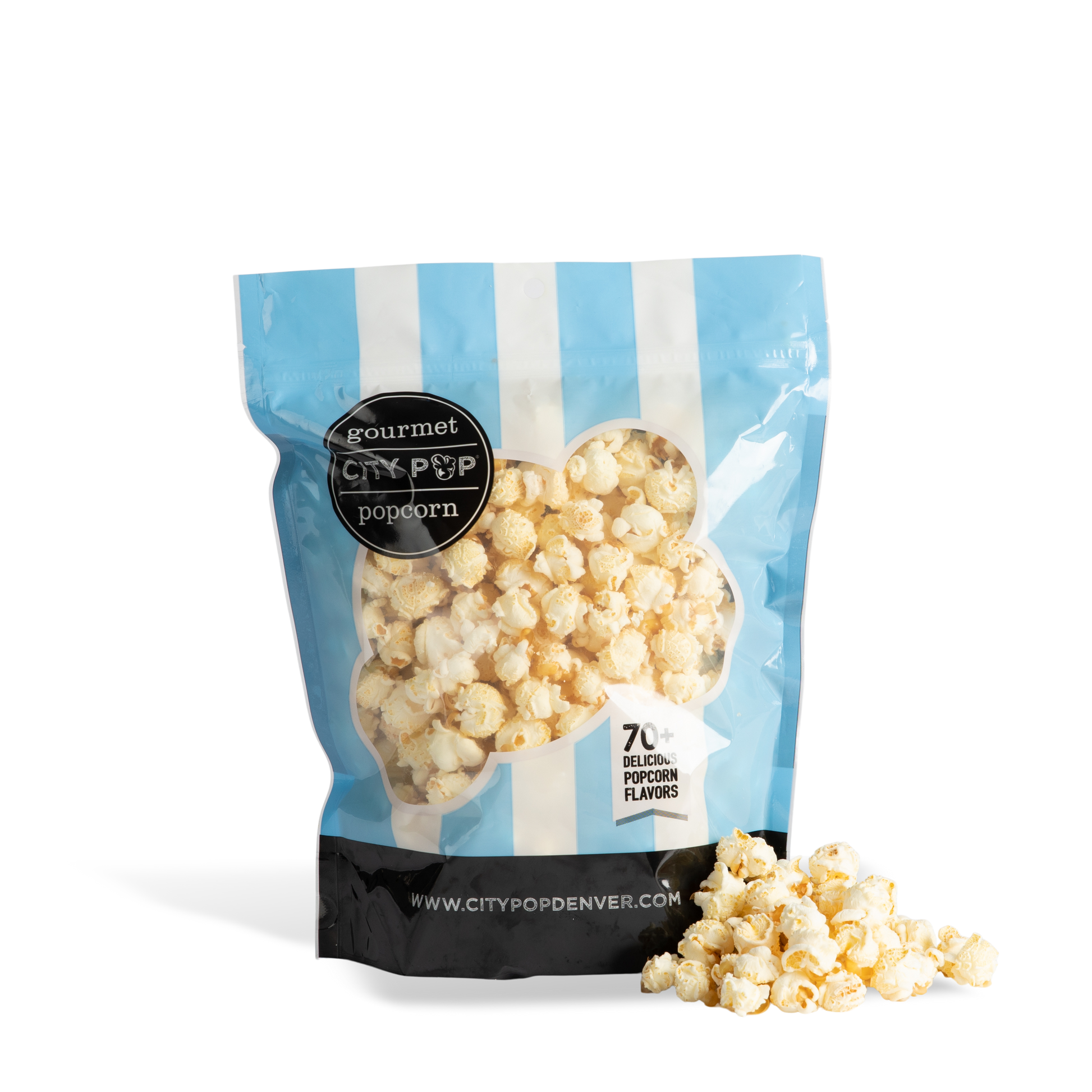 City Pop White Cheddar Popcorn Bag With Kernel